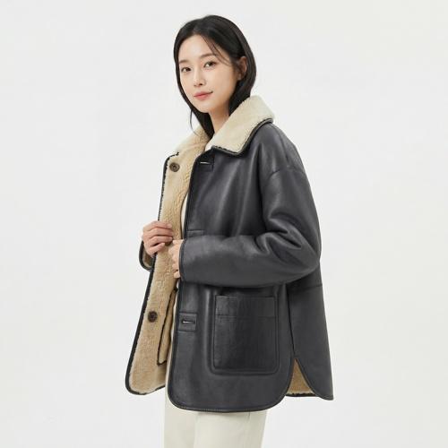 앳코너 무스탕재킷