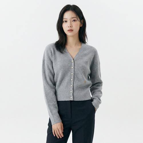 로라로라 브이넥카디건