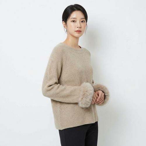 스타일 베네통 라운드니트