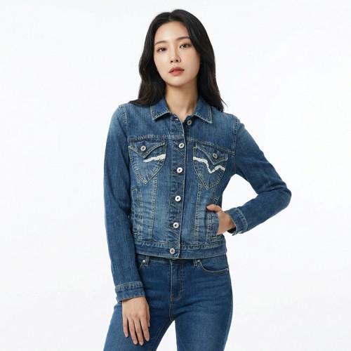 게스 데님재킷