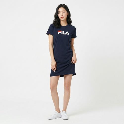 휠라 미니원피스