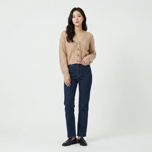 커렌트 브이넥카디건