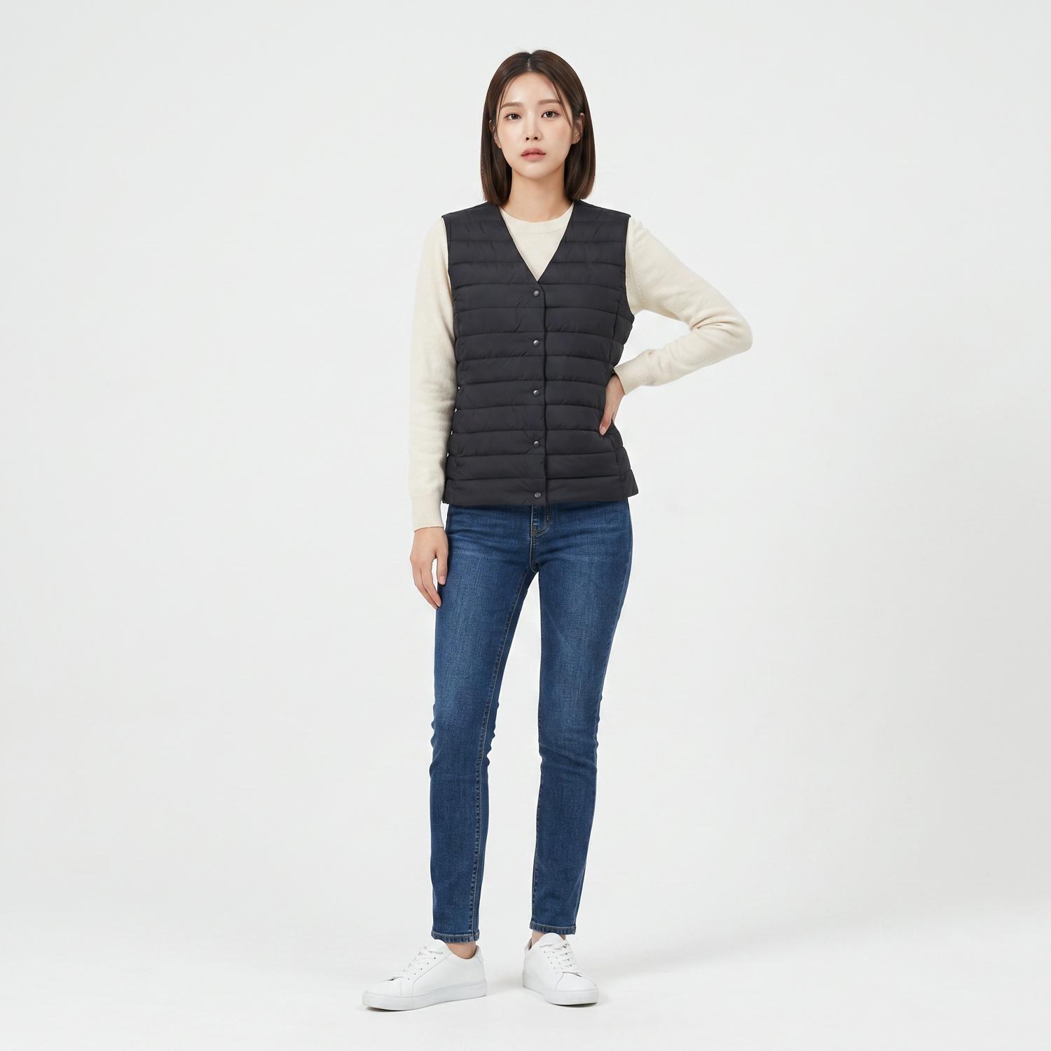 미쏘 패딩조끼 1