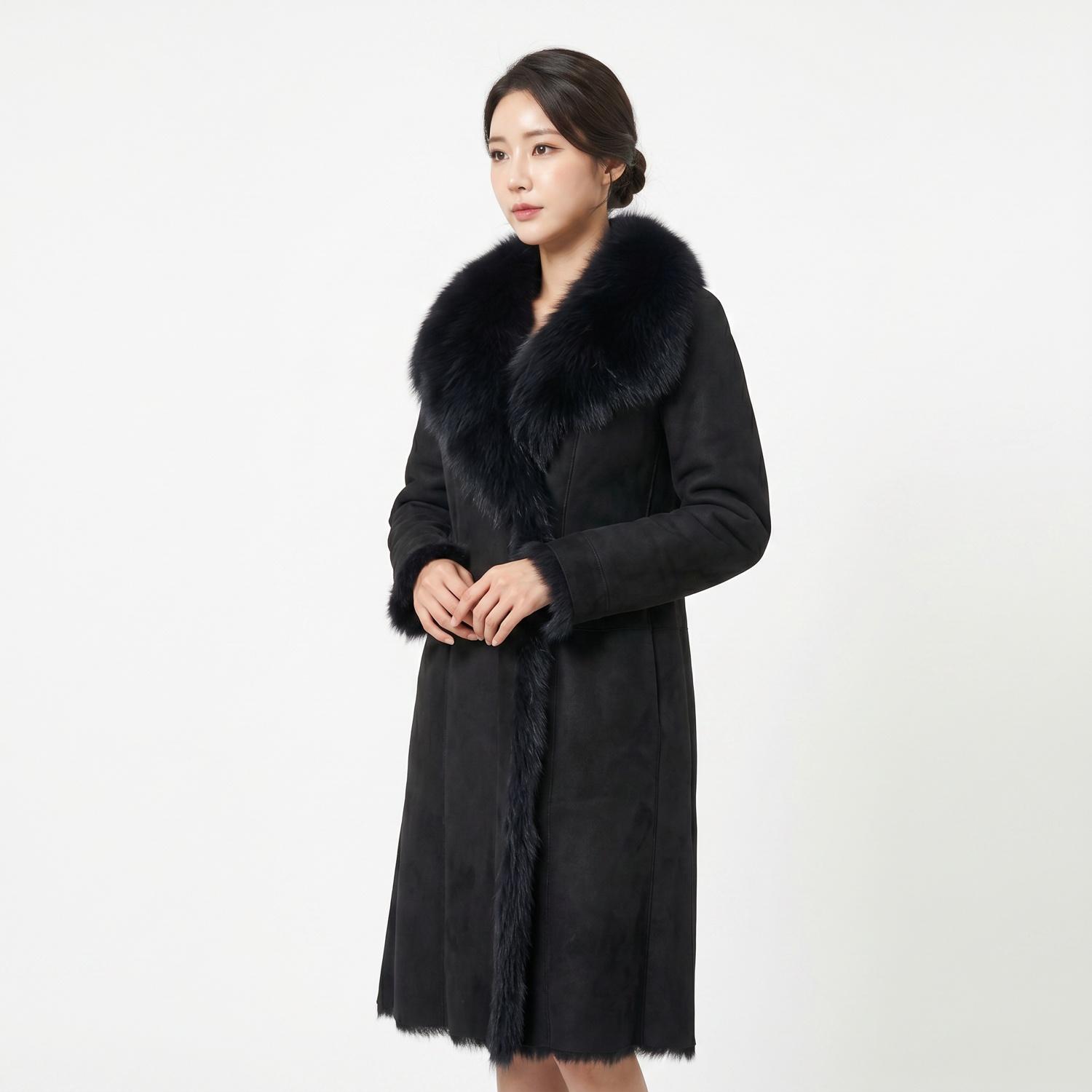 더아이잗 무스탕코트 1