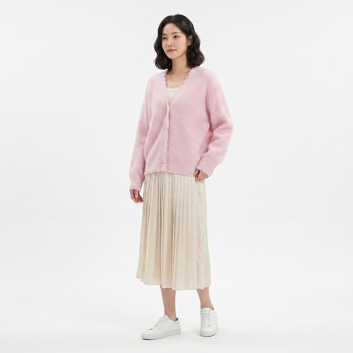 시엔느 브이넥카디건