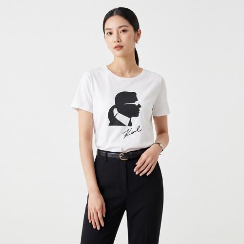 칼 라거펠트 반팔티셔츠