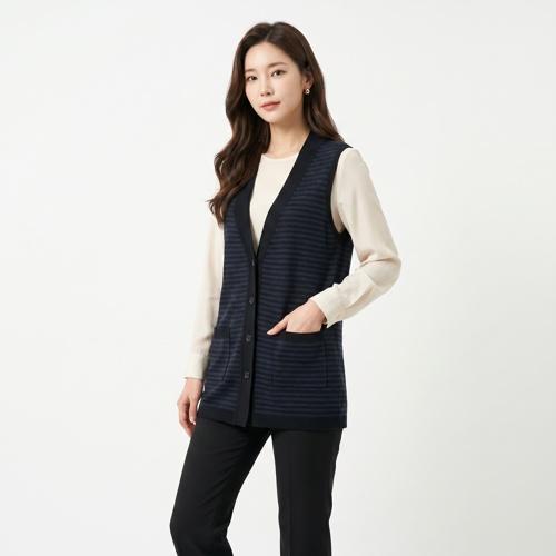 톰보이 캐주얼조끼