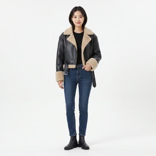 콜릿 무스탕재킷