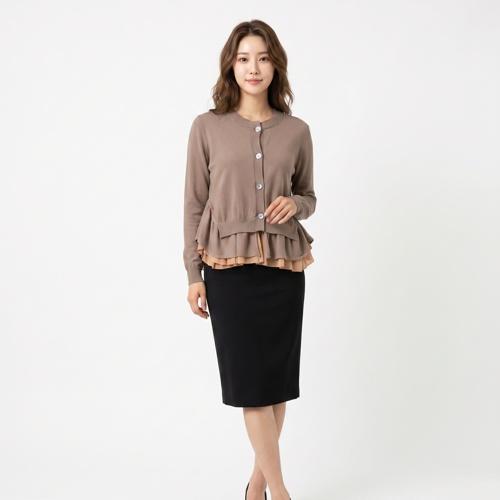 에리카 카발리니 라운드카디건