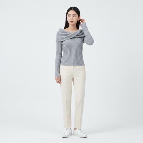 폴리수엠 보트넥니트