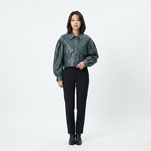 자라 가죽재킷