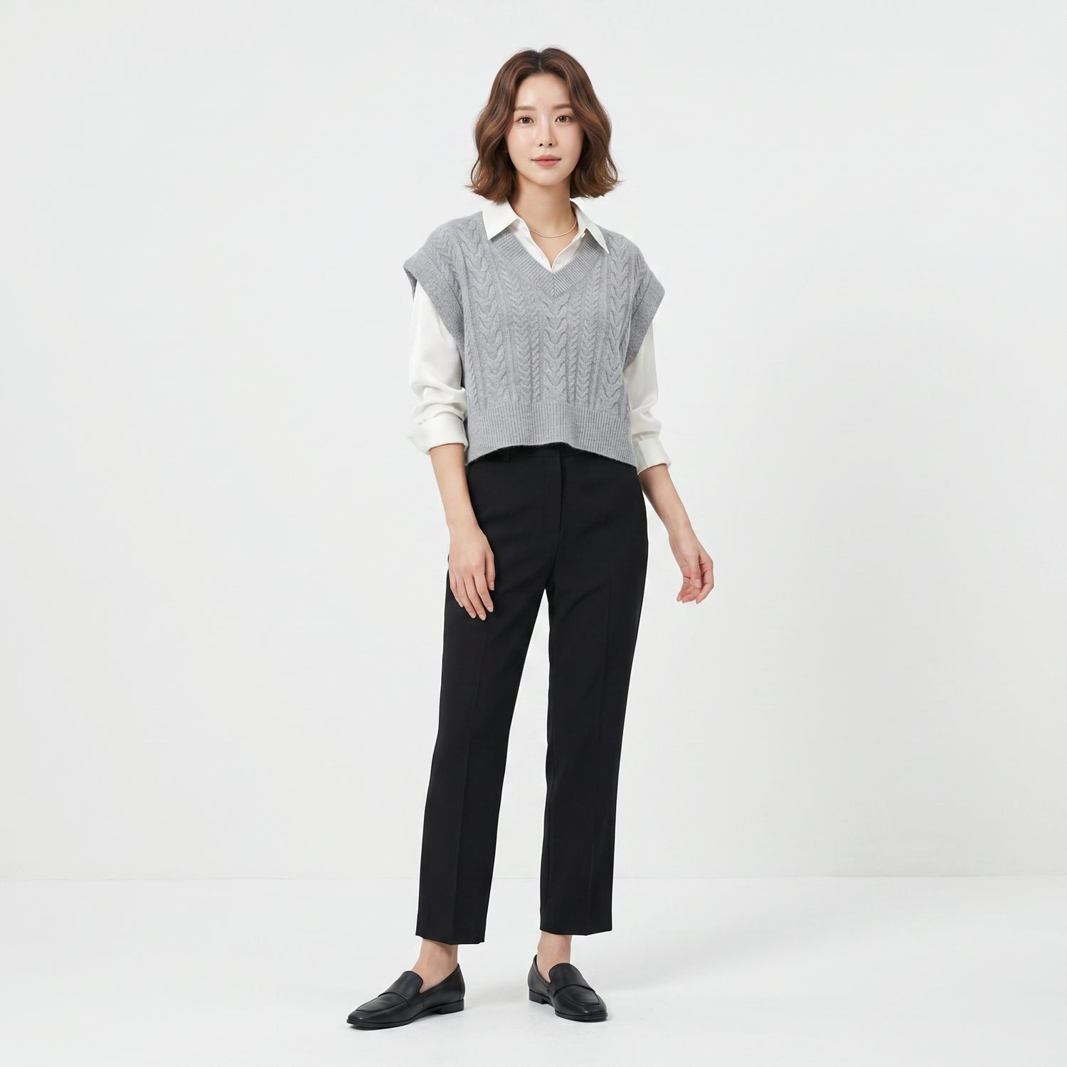 유메르 니트조끼 1