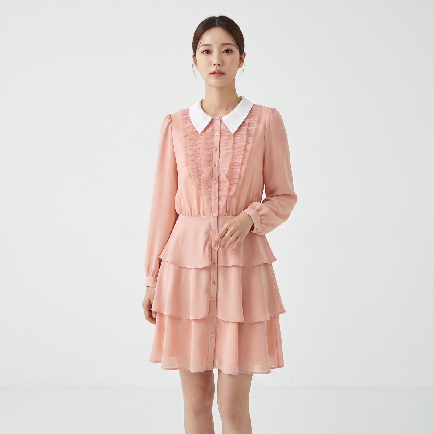 뎁 미디원피스 착용컷