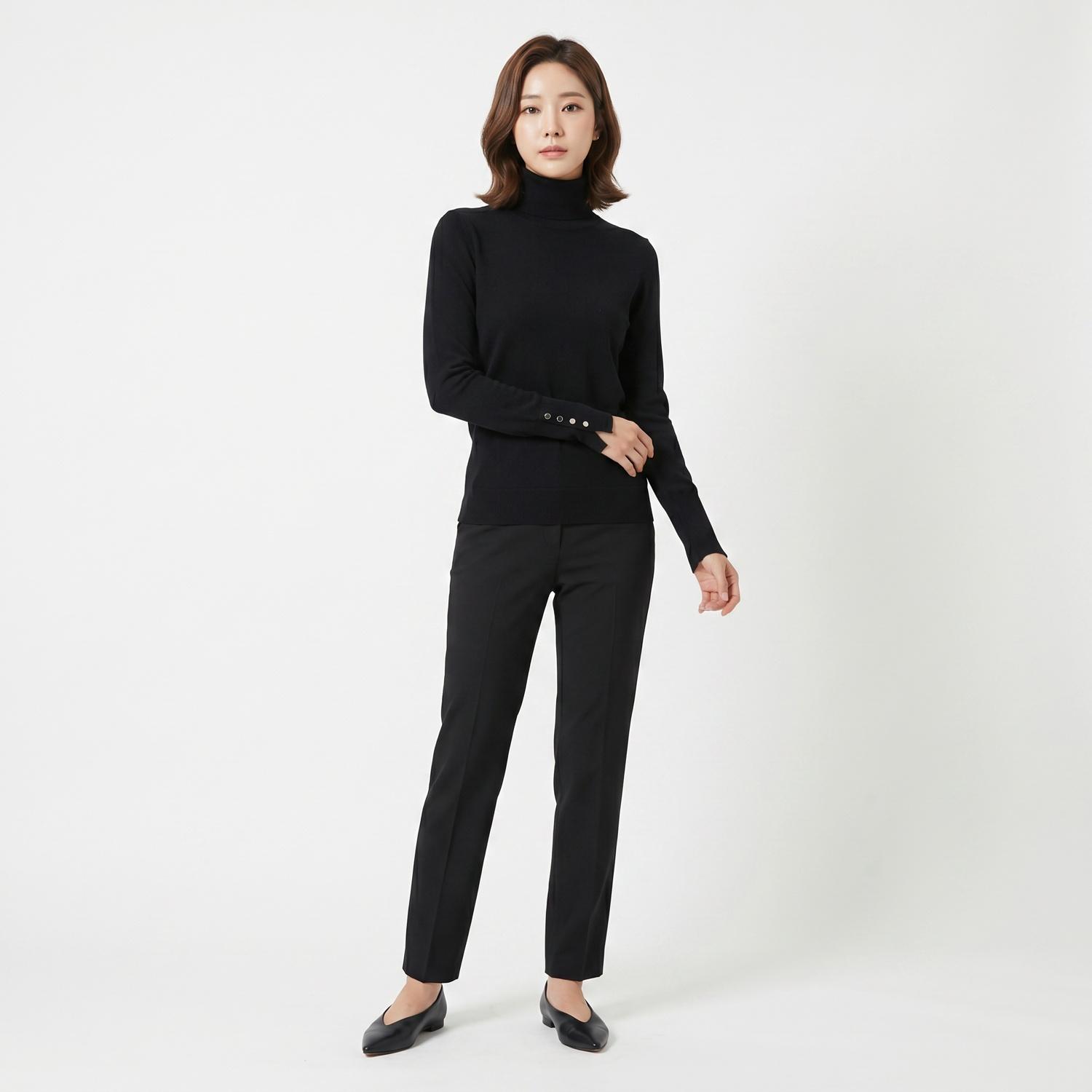 자라 폴라니트 착용컷
