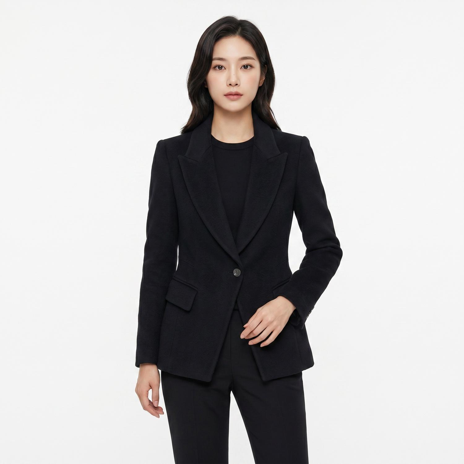 모조에스핀 싱글재킷 착용컷
