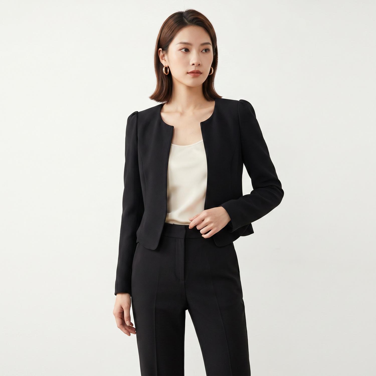 레니본 싱글재킷 착용컷