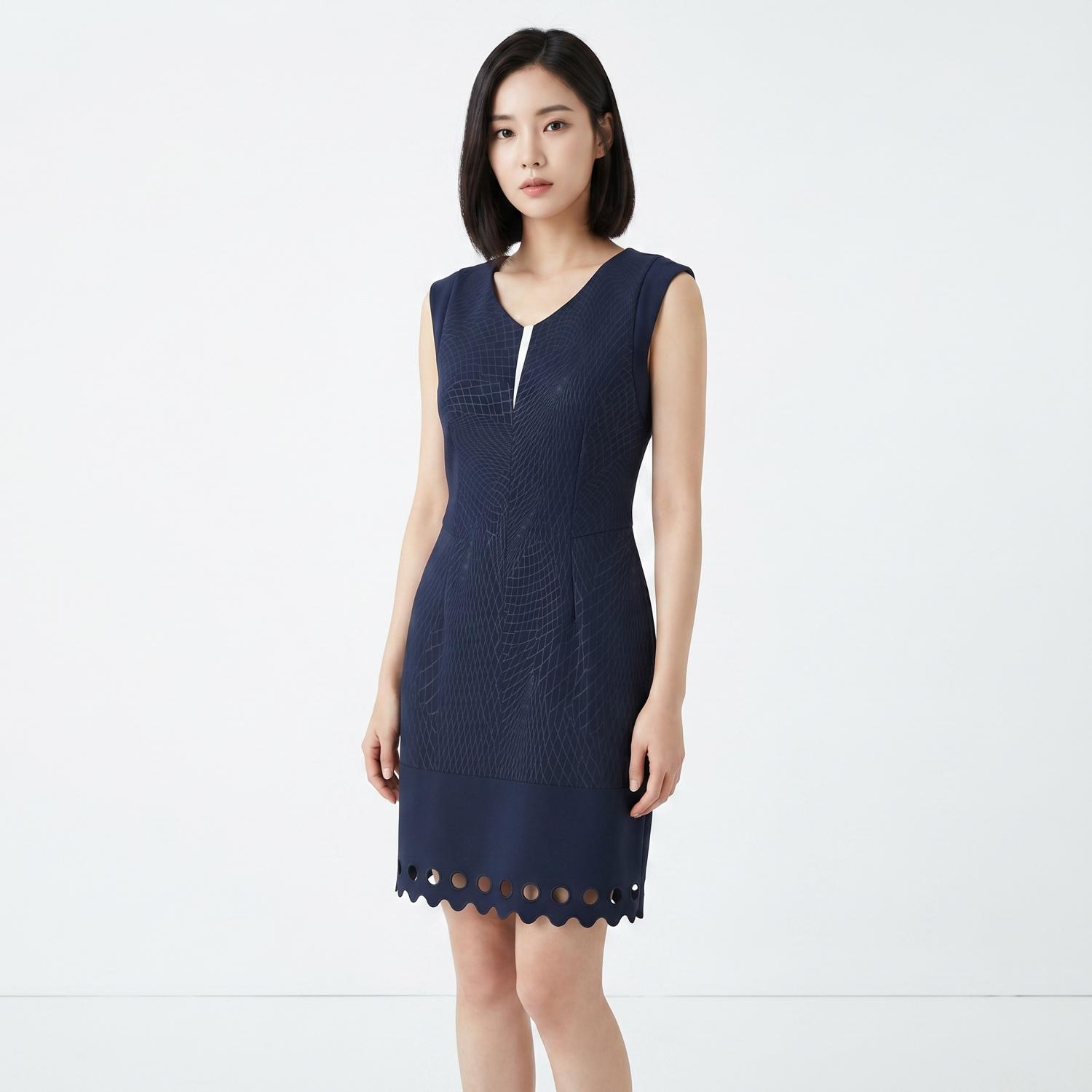 마인 미디원피스 착용컷