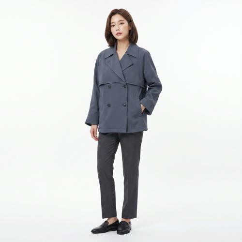 시슬리 트렌치코트