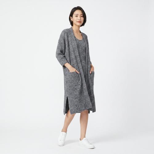 지컷 숄카디건