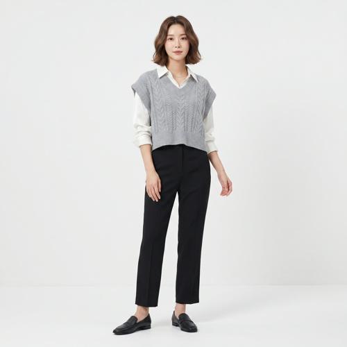 유메르 니트조끼