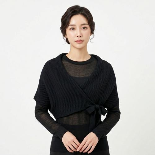 보브 숄카디건
