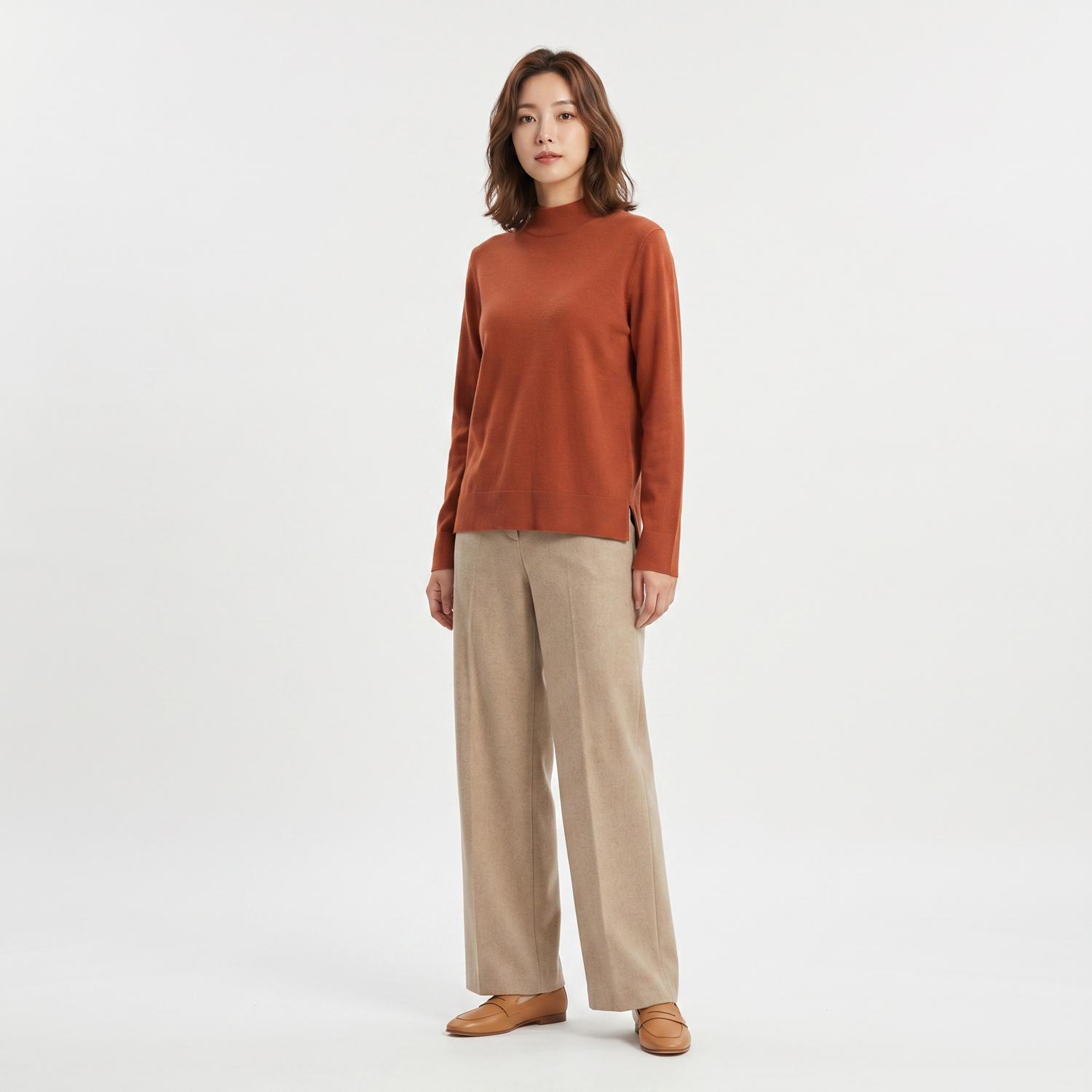 마리끌레르 폴라니트 착용컷