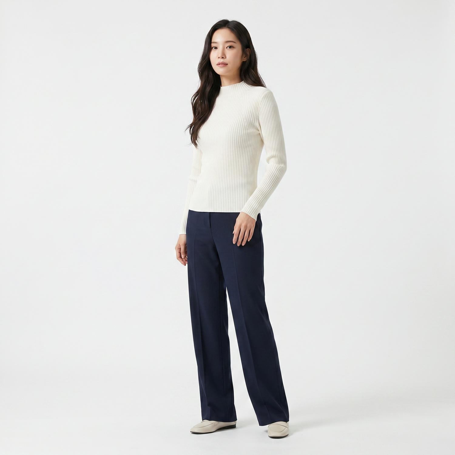 마쥬 폴라니트 착용컷