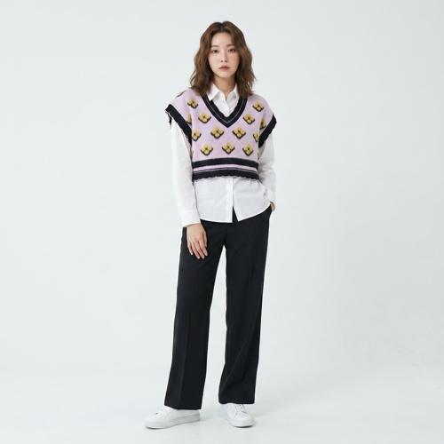 민주킴 니트조끼