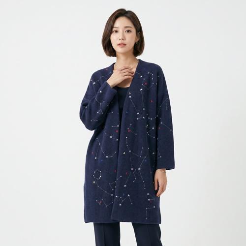 지컷 숄카디건