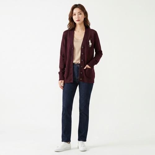 랄프 로렌 브이넥카디건
