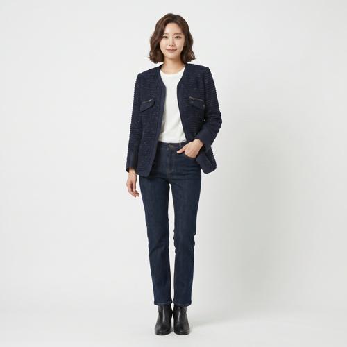 시스템 트위드재킷