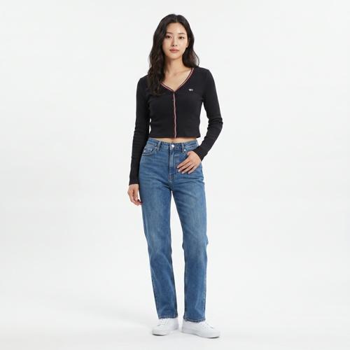 타미 진스 라운드카디건