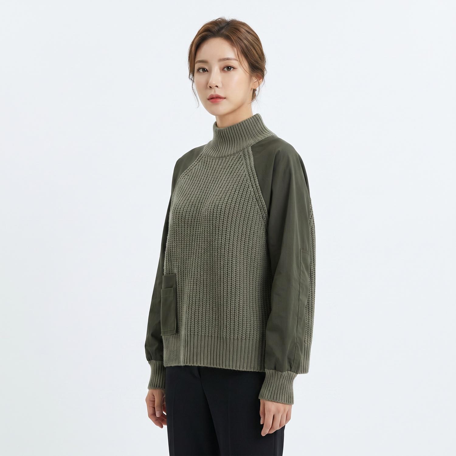 자라 폴라니트 착용컷
