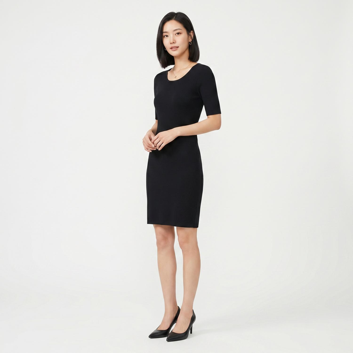 다이앤 본 퍼스텐버그 미디원피스 착용컷