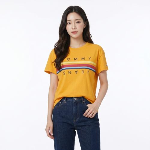타미 진스 반팔티셔츠