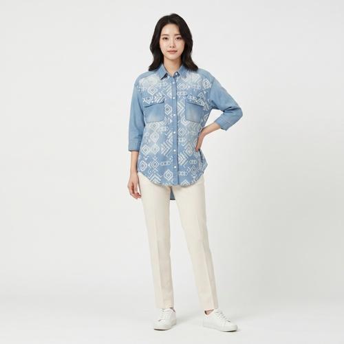 스타일 베네통 셔츠