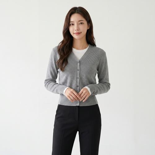 미쏘 브이넥카디건