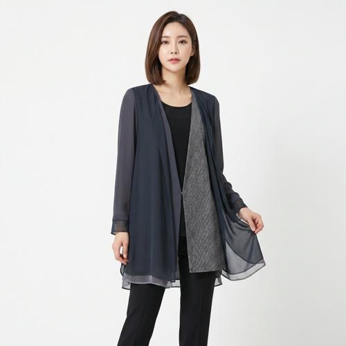 더아이잗 숄카디건