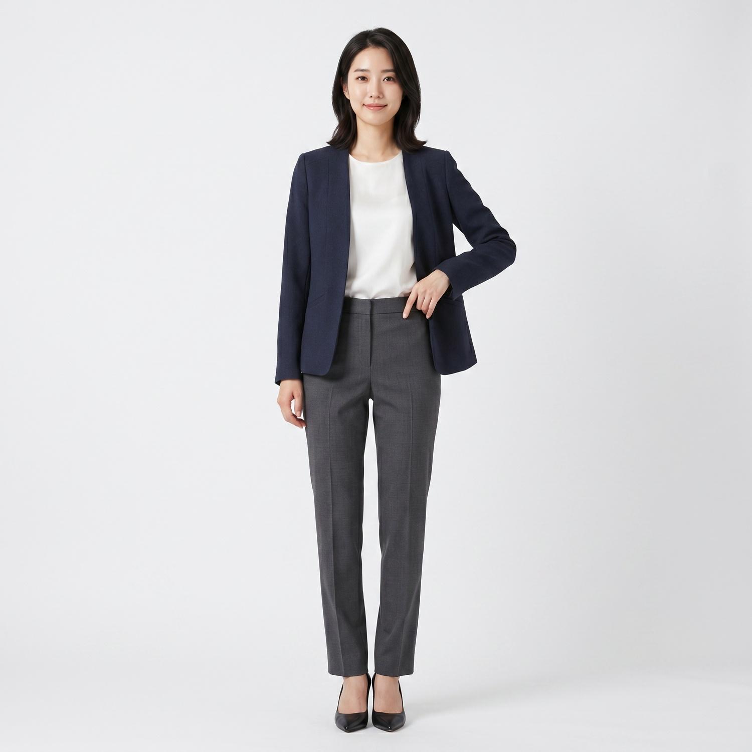 띠어리 싱글재킷 착용컷