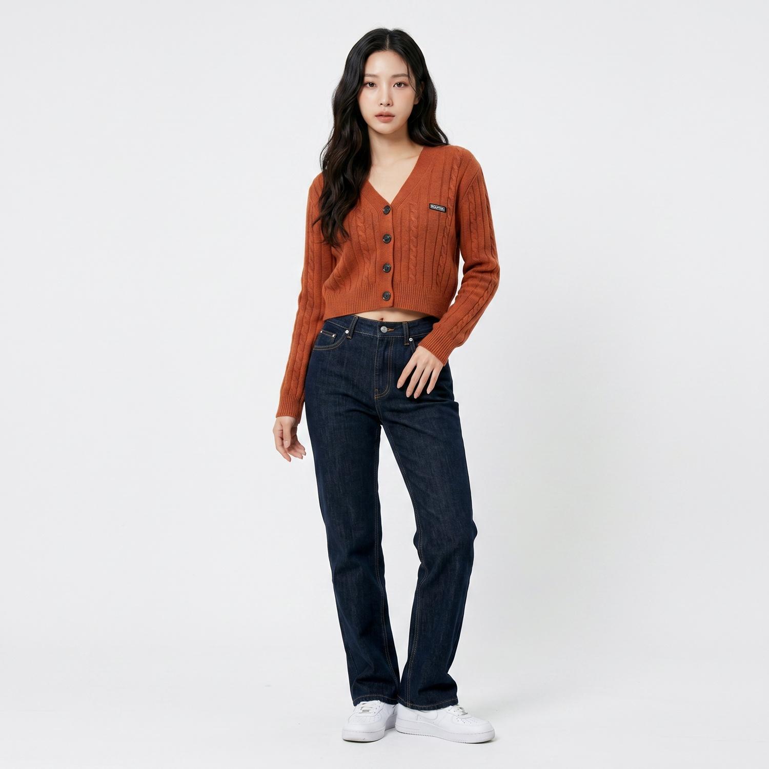 스컬프터 브이넥카디건 1