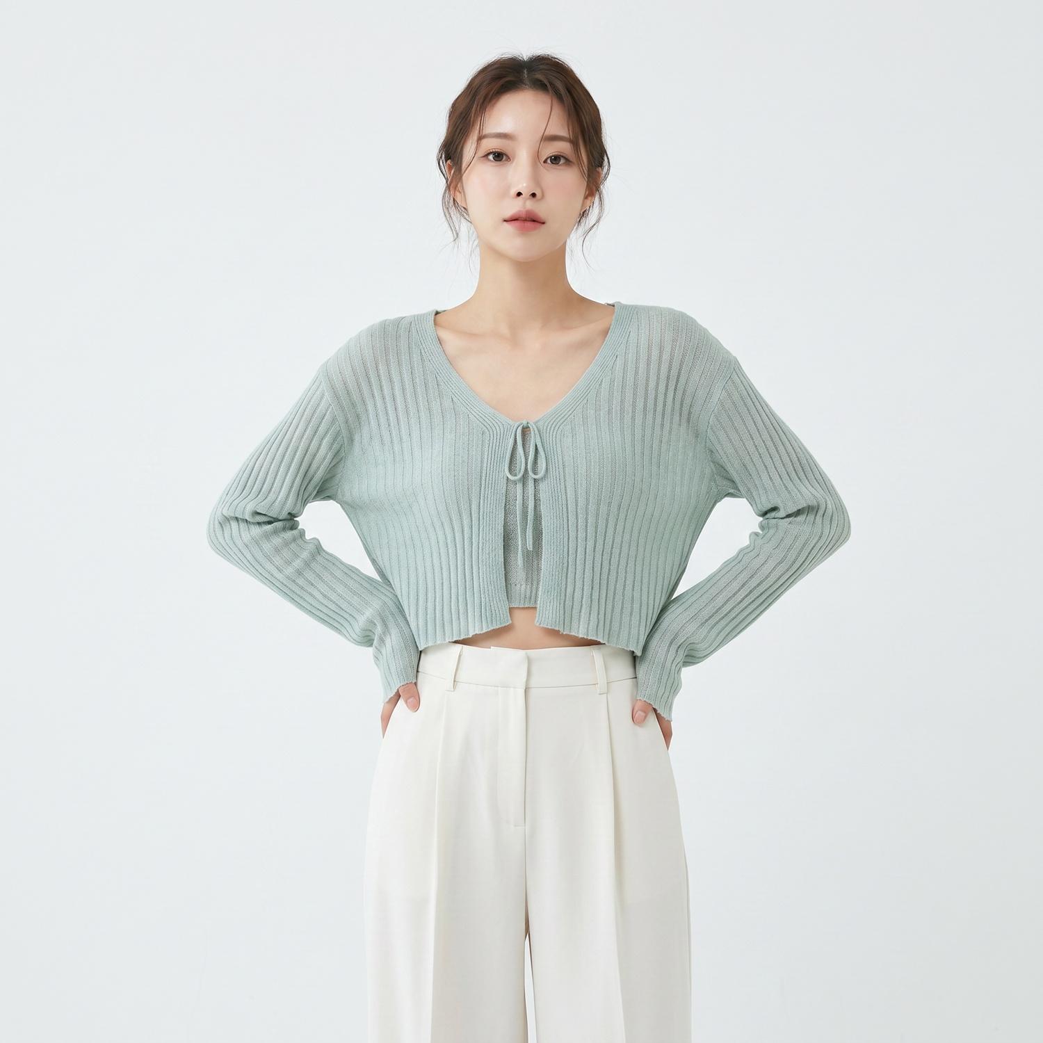 스파오 숄카디건 1