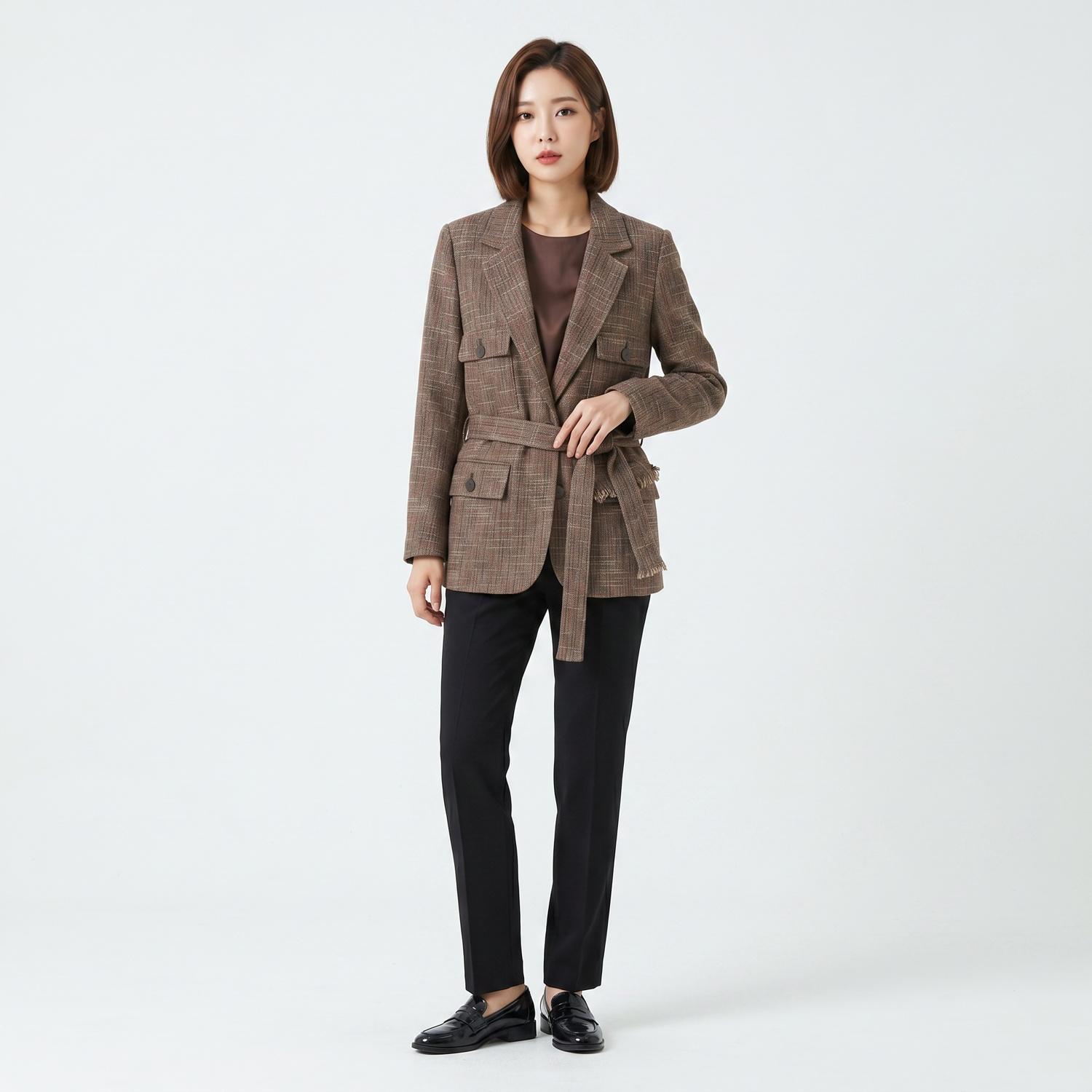엔오르 싱글재킷 착용컷