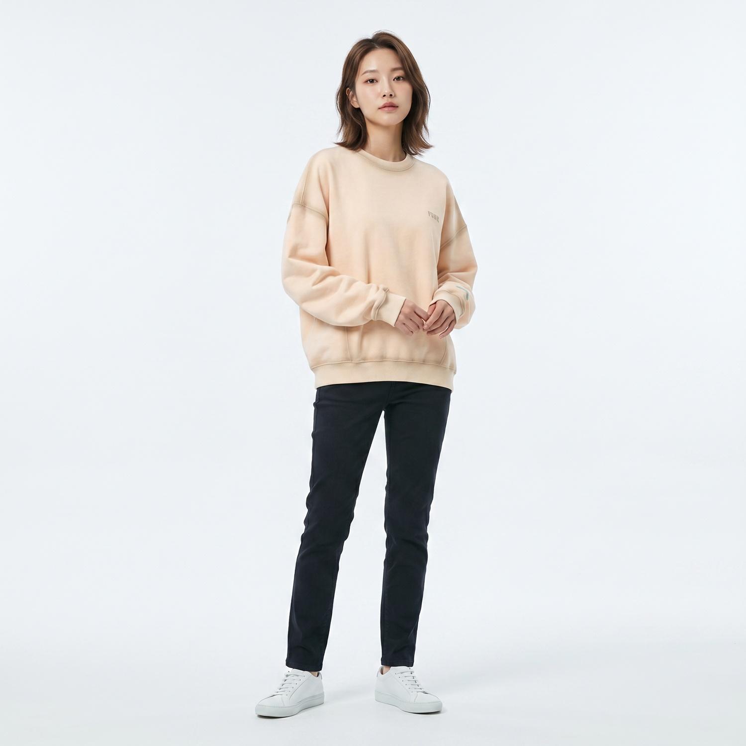 인스턴트펑크 맨투맨티 착용컷