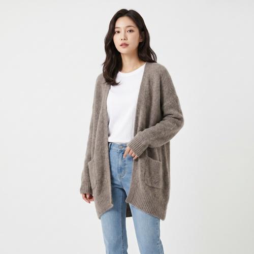 빈폴 숄카디건