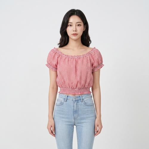 스컬프터 블라우스