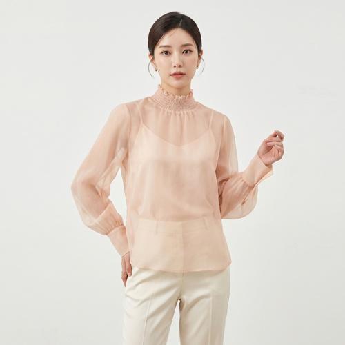 더실루엣 블라우스