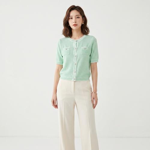 안나수이 라운드카디건