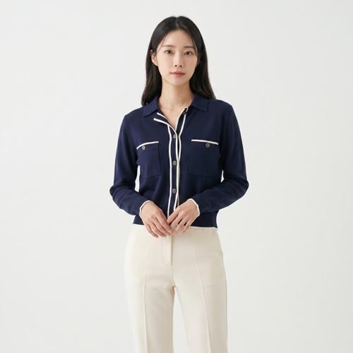 온앤온 칼라카디건