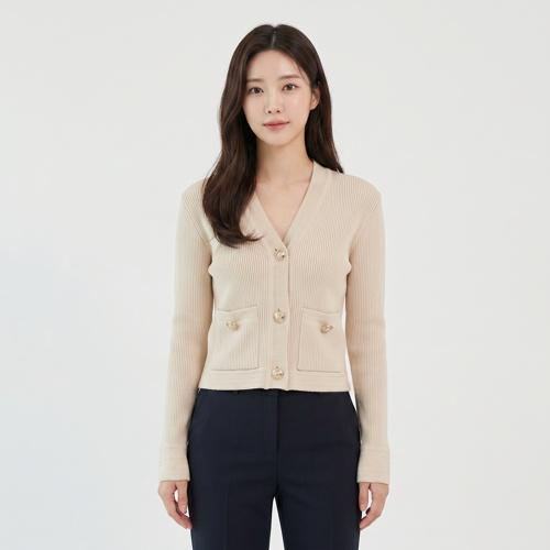 로아르 브이넥카디건