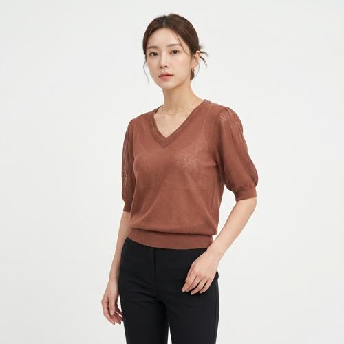 칼 라거펠트 브이넥니트